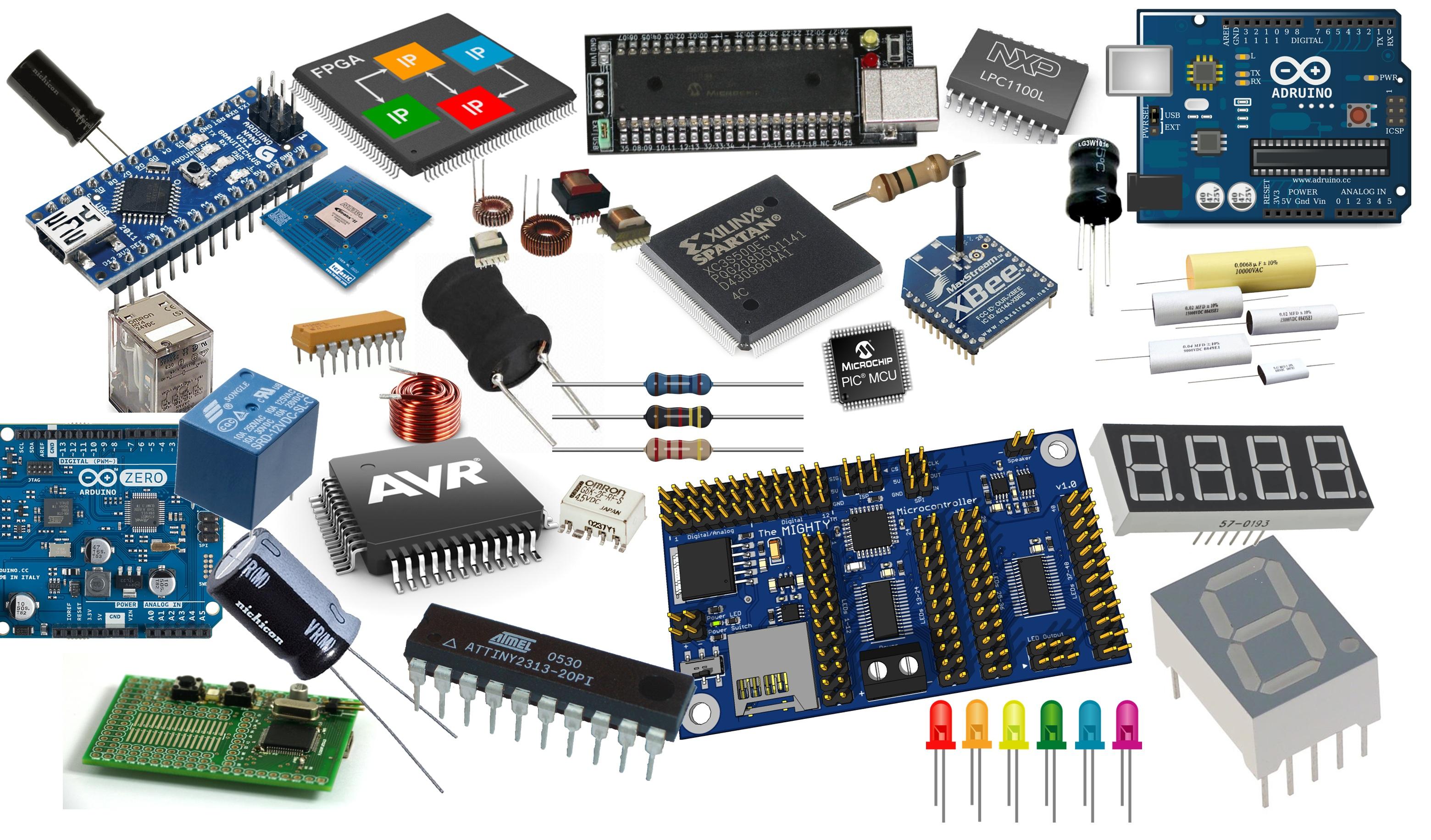 المكونات الإلكترونية electronic components
