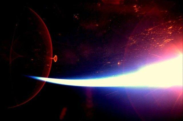 صورة التقطها أندريه من محطة الفضاء الدولية