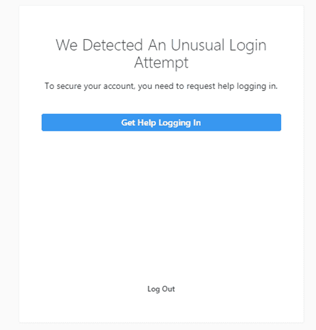 حل مشكلة 'We detected An Unusual login attempt'