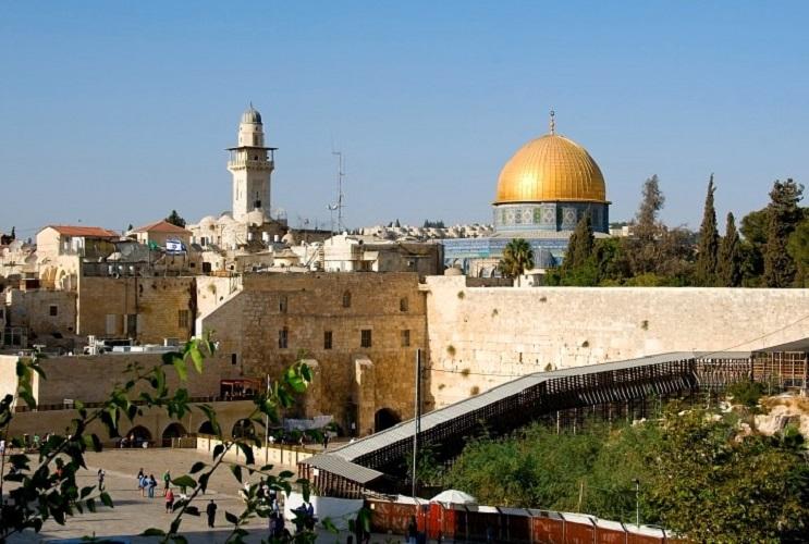 مدينة القدس - جبل الهيكل أو معبد سليمان، وقبة الصخرة