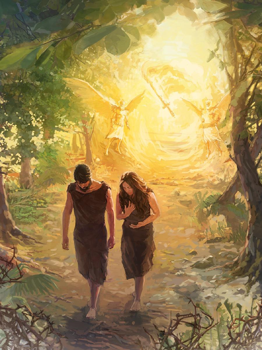 طرد آدم وحواء من عدن
