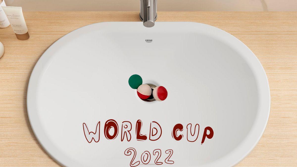 مغسلة حمام تتنبأ بنتائج كأس العالم والغريب أن تنبؤاتها منطقية!
