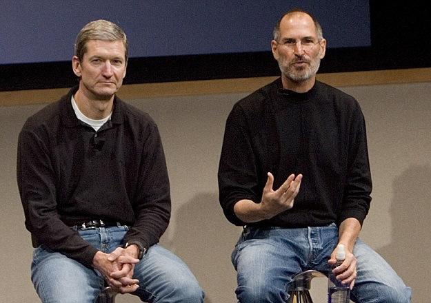 CUPERTINO, CA - AUGUST 7: (L-R) Tim Cook, Chief Operating Officer, Apple CEO Steve Jobs and Phil Schiller, EVP Product Marketing, answers questions after Jobs introduced new versions of the iMac and iLife applications August 7, 2007 in Cupertino, California. The all-in-one desktop computers now have a slimmer design in aluminum casings with faster chips and glossy screens and is up to $300 cheaper then their predecessors. (Photo by David Paul Morris/Getty Images)