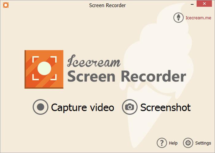 برنامج Icecream Screen Recorder, ويندوز