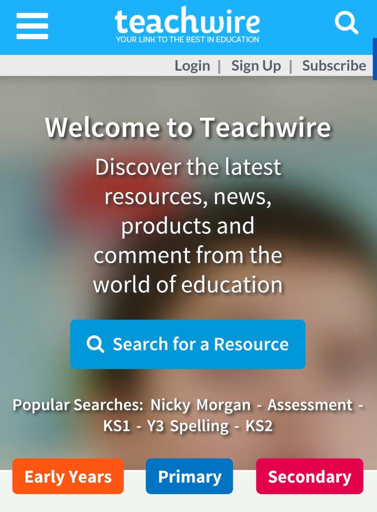 مواقع التعليم الابتدائي - Teachwire