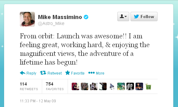 Astro Mike 10 تغريدات مؤثرة في تاريخ موقع تويتر