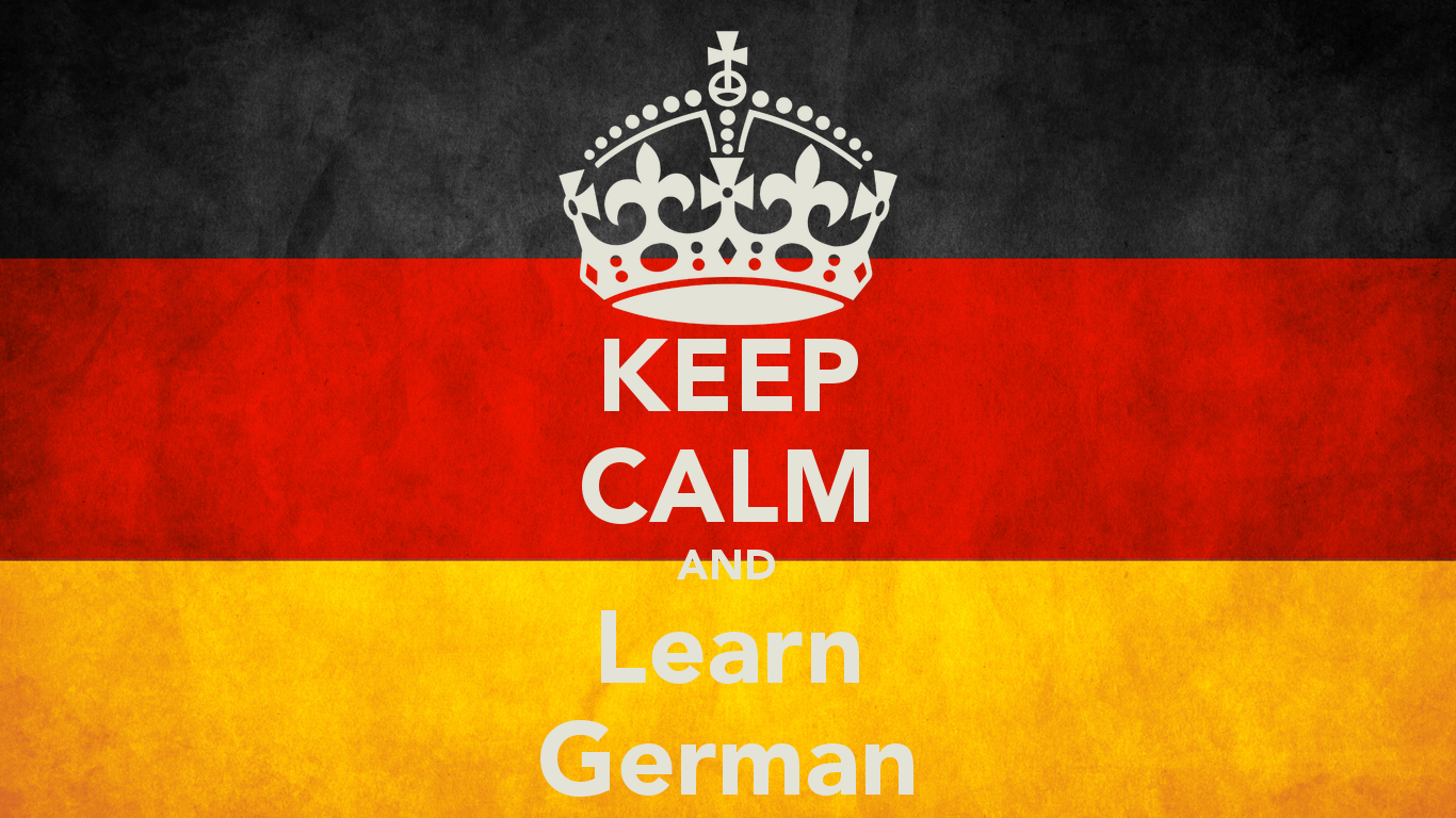 keep calm and learn german