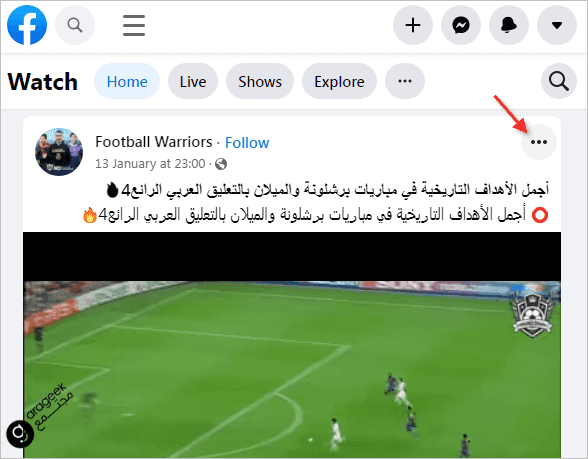 خطوات تحميل فيديو من فيسبوك عن طريق موقع fbdown.net2