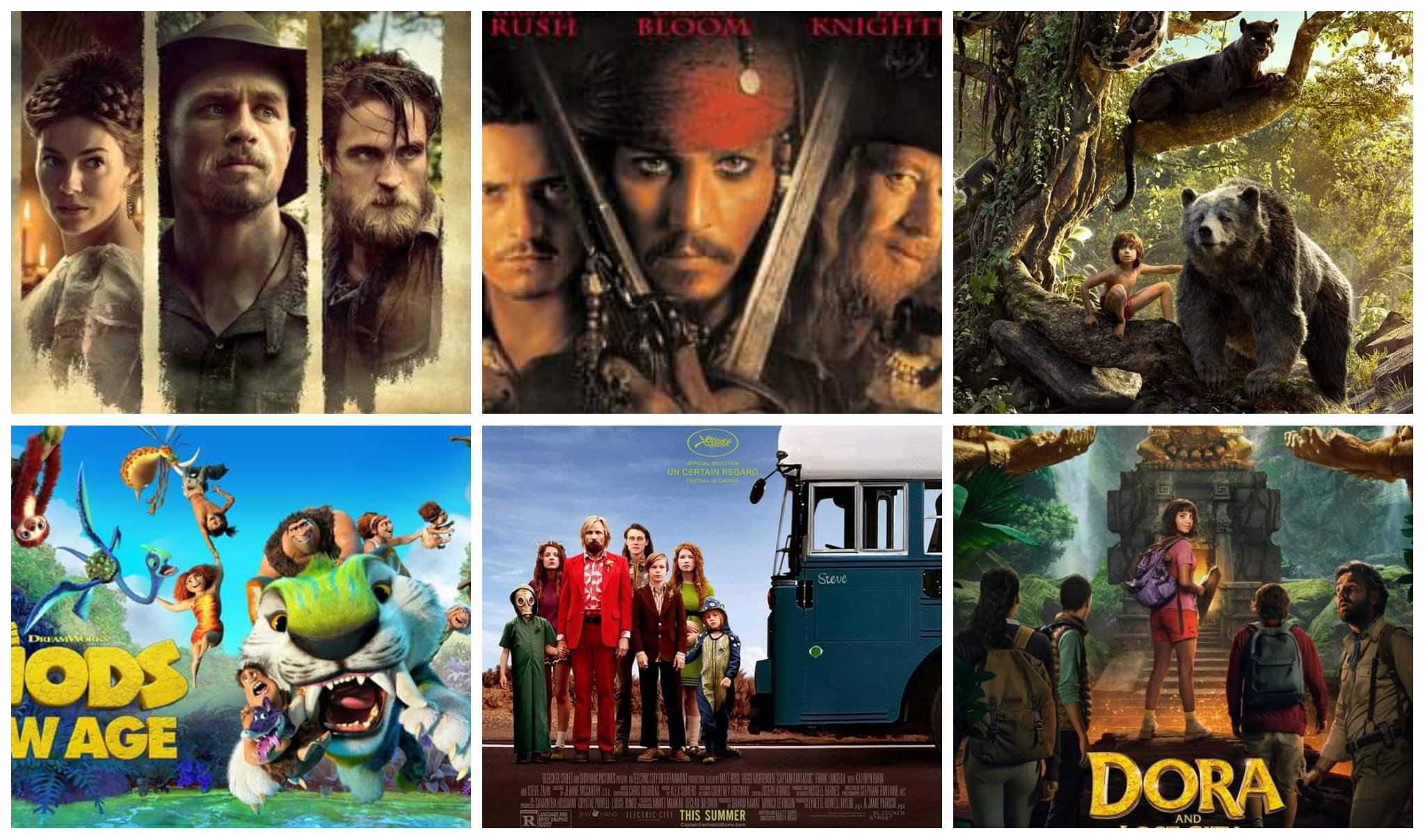 أفلام المغامرات في الغابات