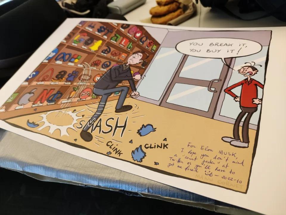 رسوم كرتونية ساخرة