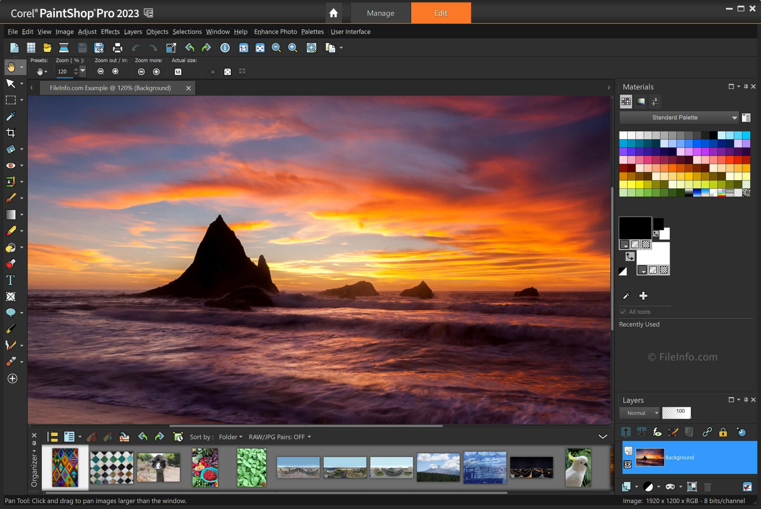 برنامج Corel PaintShop Pro, ويندوز