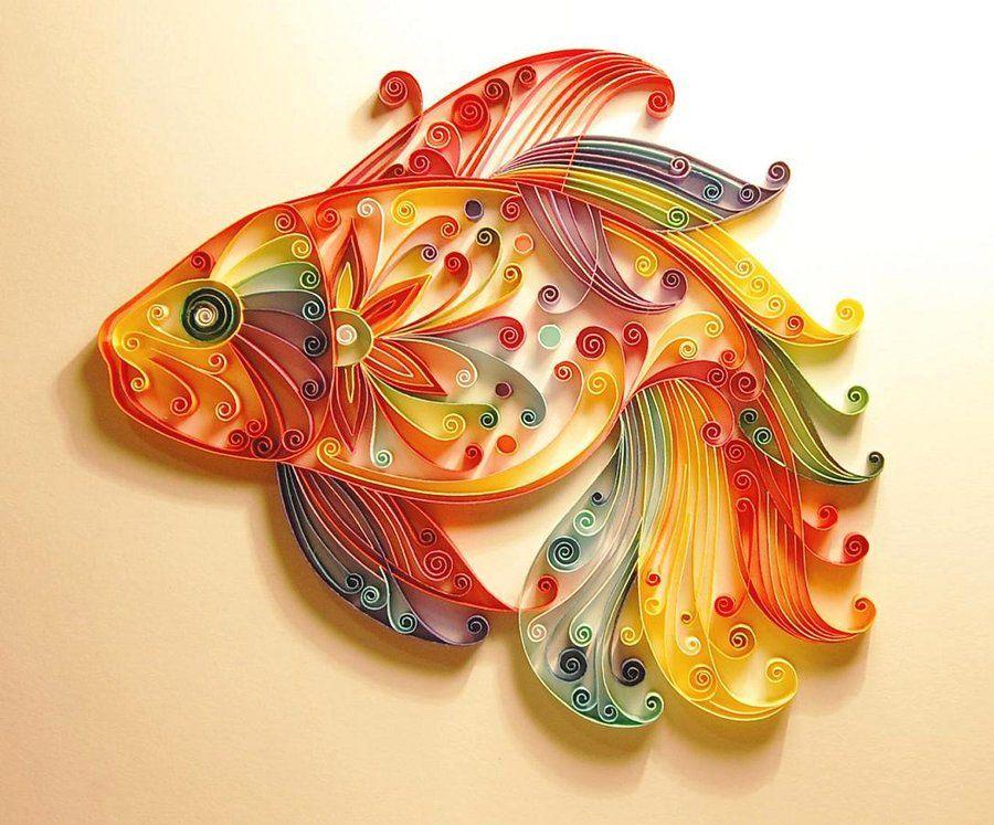 صور فنية مدهشة بالورق الملوّن Image?url=https%3A%2F%2Fcdn.arageek.com%2Fmagazine%2Fibda3world%2F2011%2F03%2FQuilling_fish_by_iron_maiden_art1