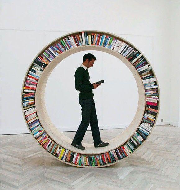 مكتبات بتصاميم غريبة 