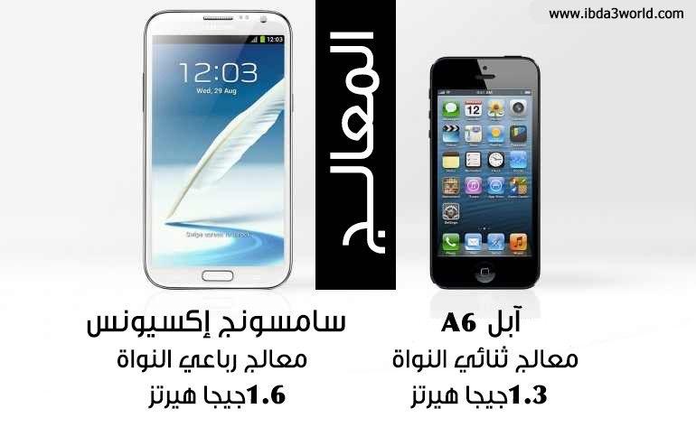 Samsung galaxy note II and iphone 5 