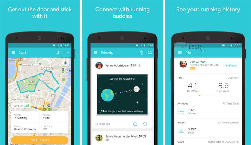 تطبيق RunKeeper GPS Track Run Walk