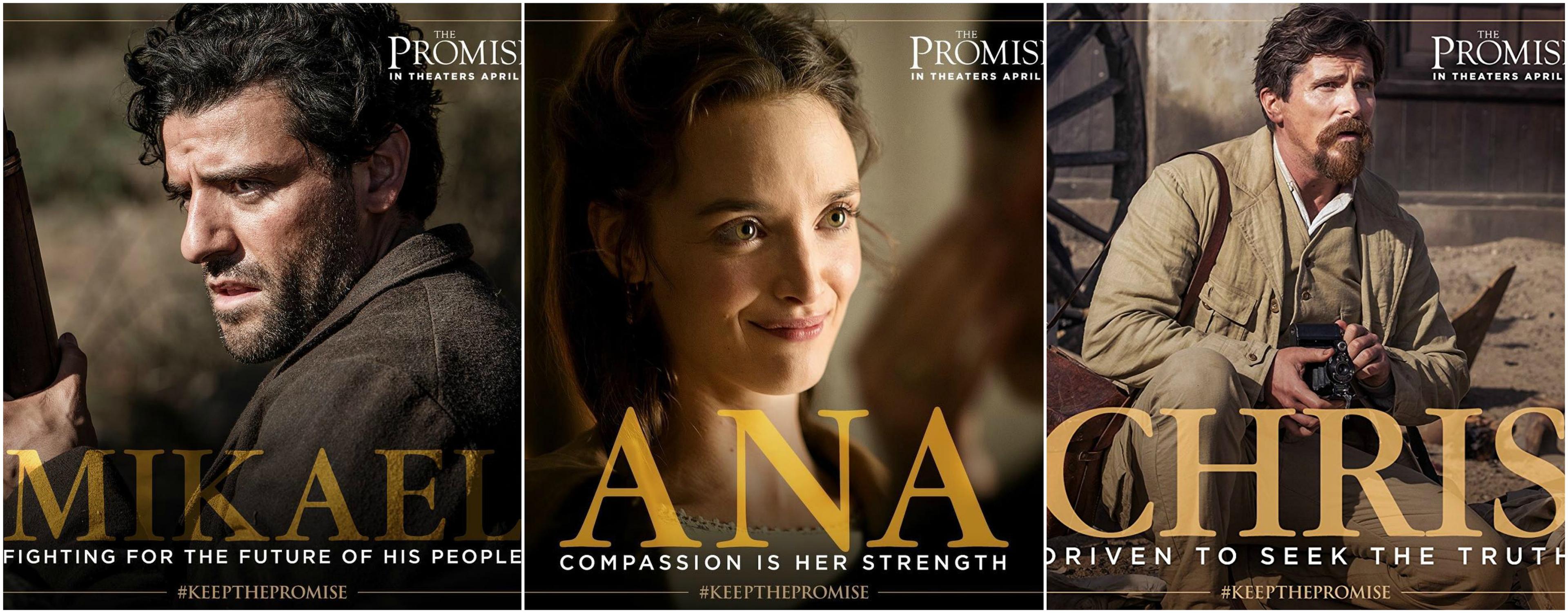 كريستيان بايل أوسكار اسحاق شارلوت لي بون فيلم The Promise 