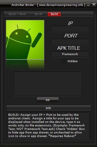 تطبيق اختراق اندرويد AndroRat