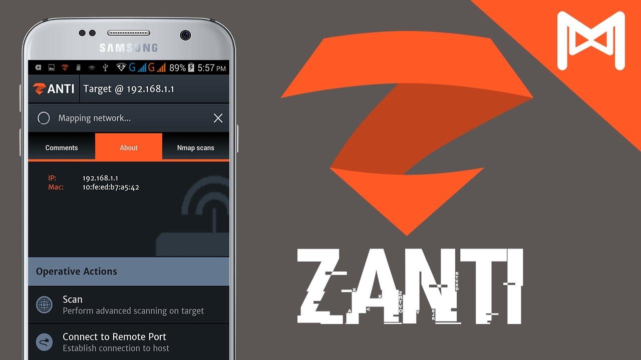 تطبيقات اختراق اندرويد - تطبيق زانتي للاختراق