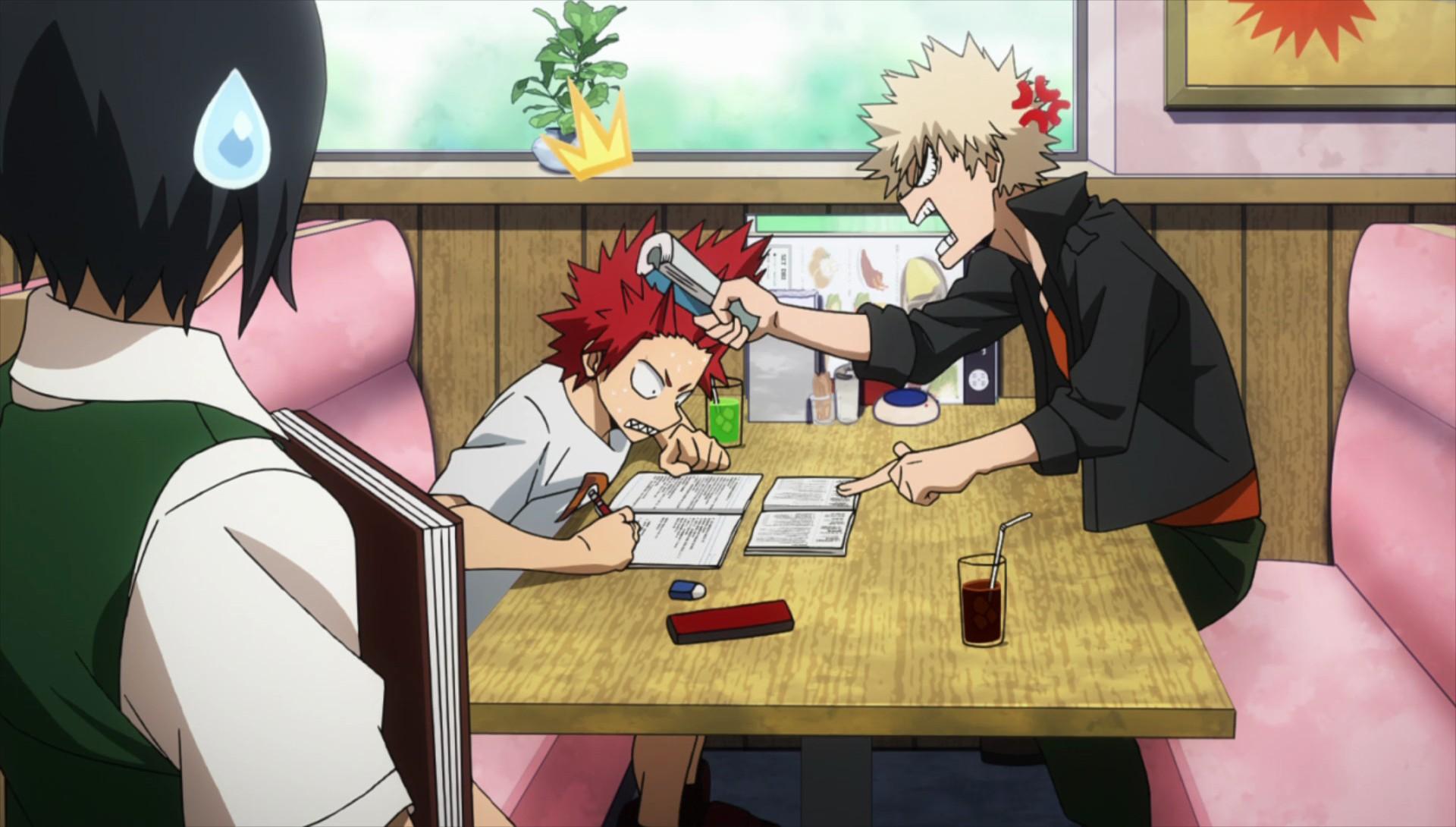 أنمي Boku no hero academia - كاتشان وكريشيما