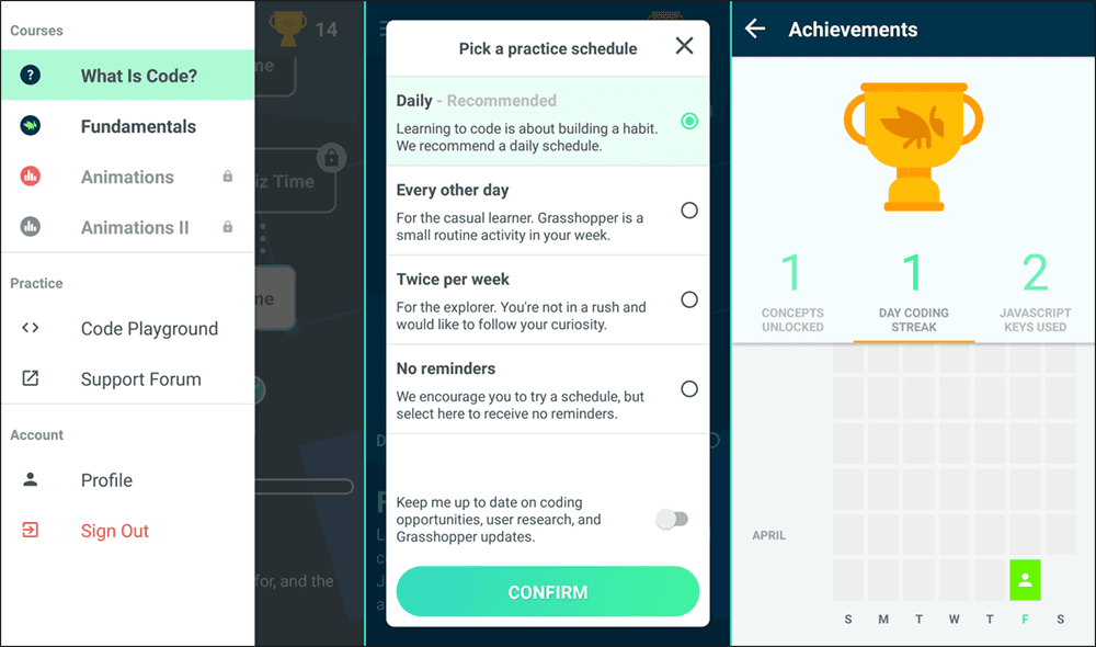 واجهة تطبيق Grasshopper