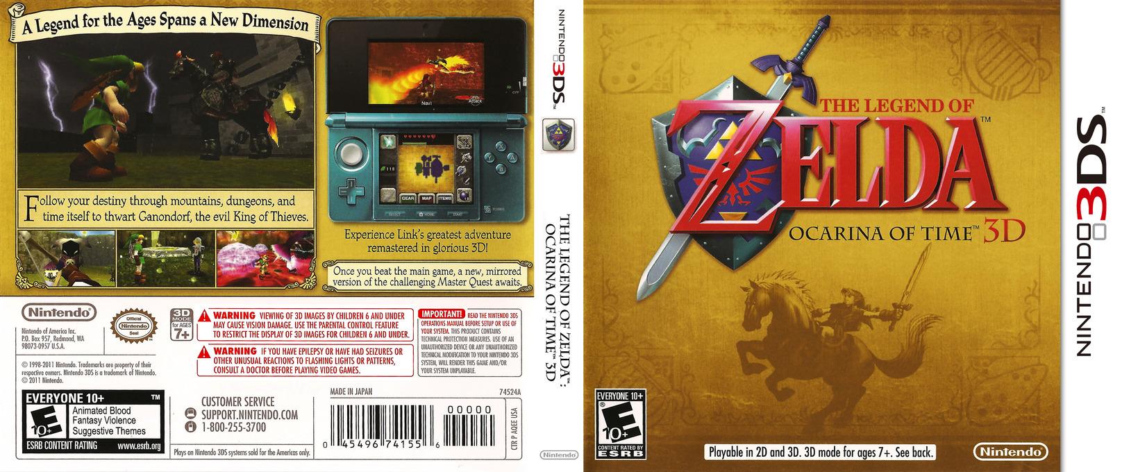  Zelda: Ocarina of Time and Zelda: Majora's Mask
