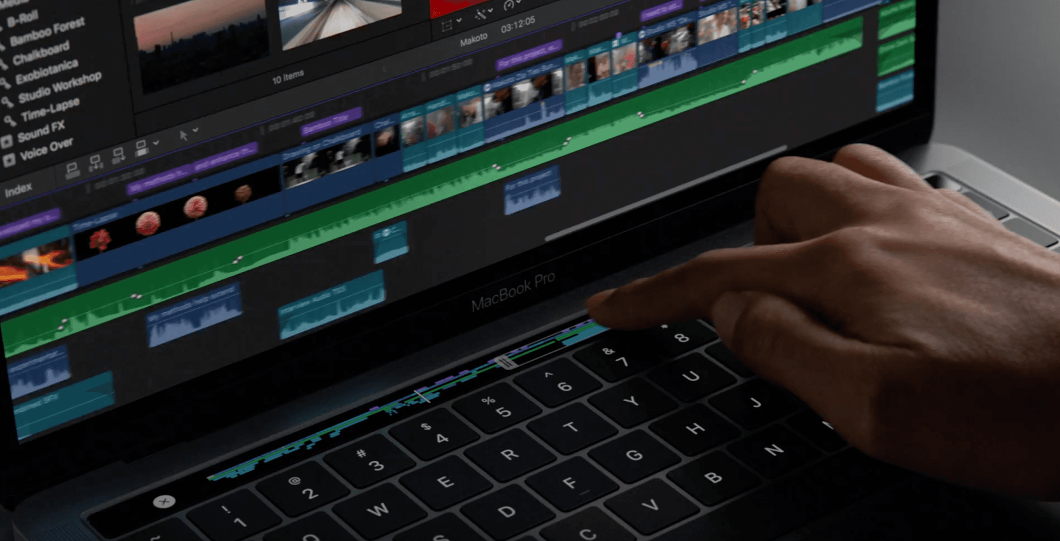 TouchId على جهاز ماك بوك برو