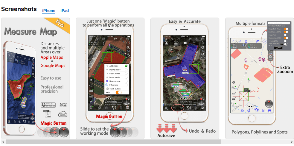 Maps Measure