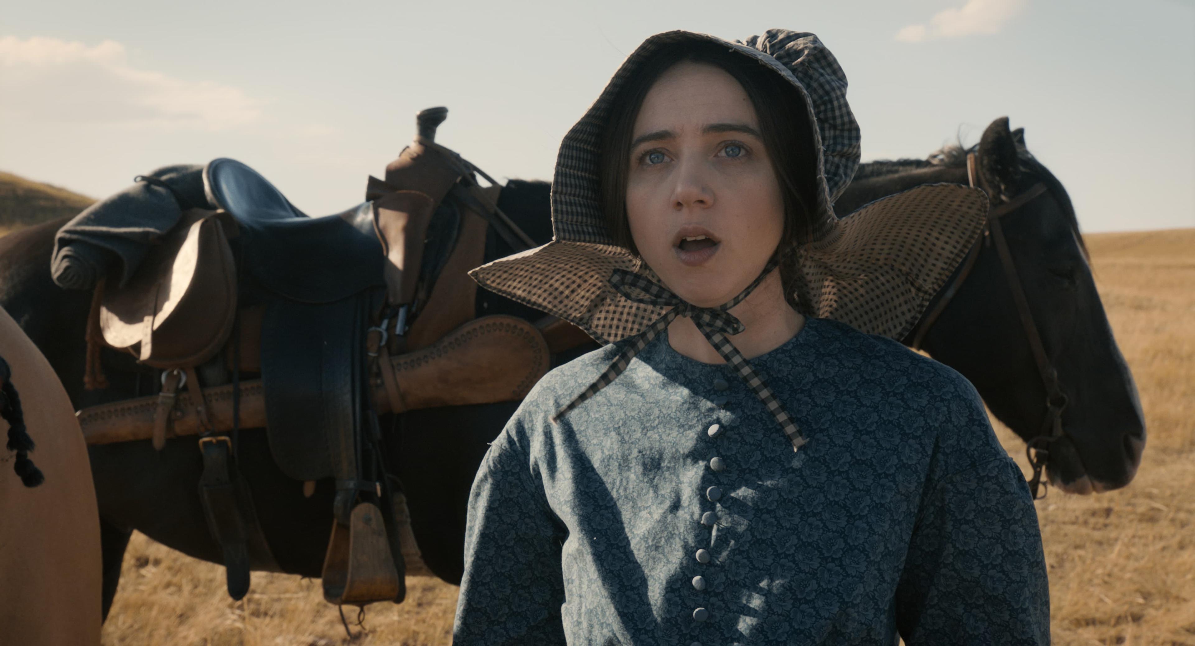 مشهد النهاية في قصة "الفتاة التي خافت" من فيلم The Ballad of Buster Scruggs