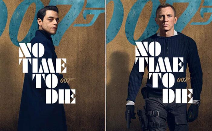 النجمين دانيال كريج ورامي مالك في الصور الدعائية لفيلمها الجديد No Time to Die