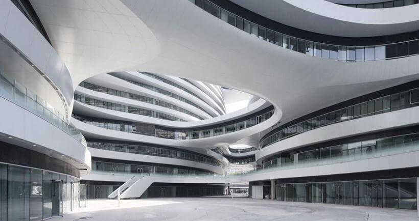 Galaxy SOHO - فن العمارة