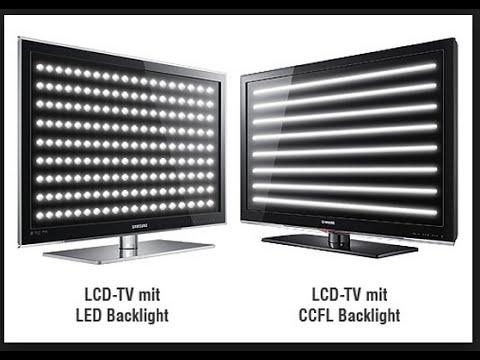 الفرق بين شاشة lcd و led