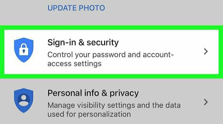 تعديل كلمة مرور Gmail على أجهزة الأيفون