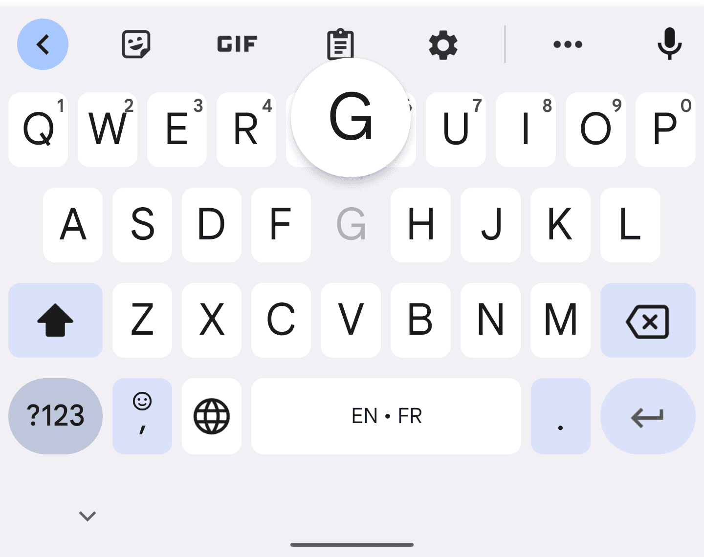 لوحة مفاتيح Gboard