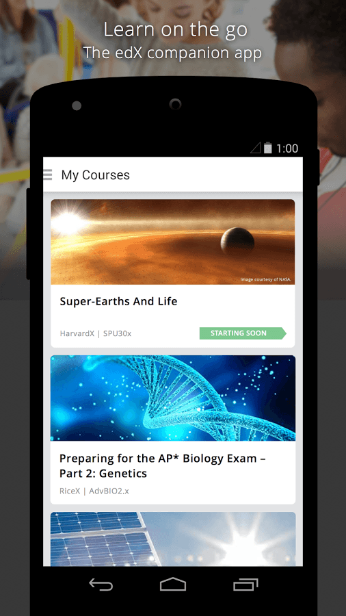 EDX أفضل تطبيقات أندرويد