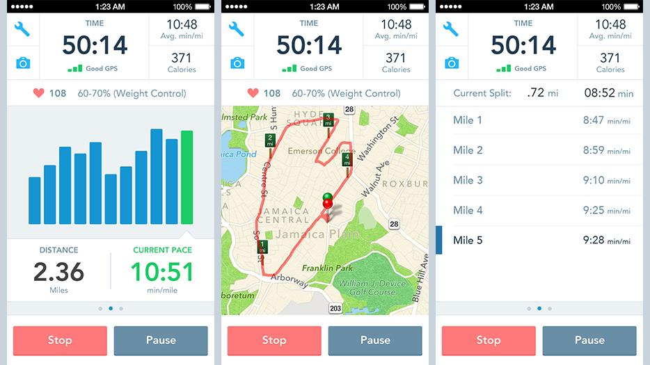 تطبيقات الإدمان الإيجابي - تطبيق Runkeeper