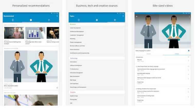 تطبيق LinkedIn Learning -تطبيقات التعليم