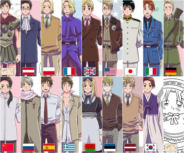 انمي Hetalia Axis Powers