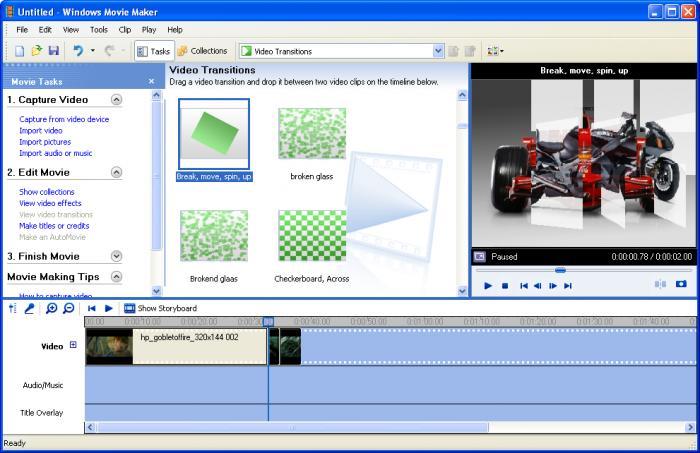 برنامج Windows Movie Maker