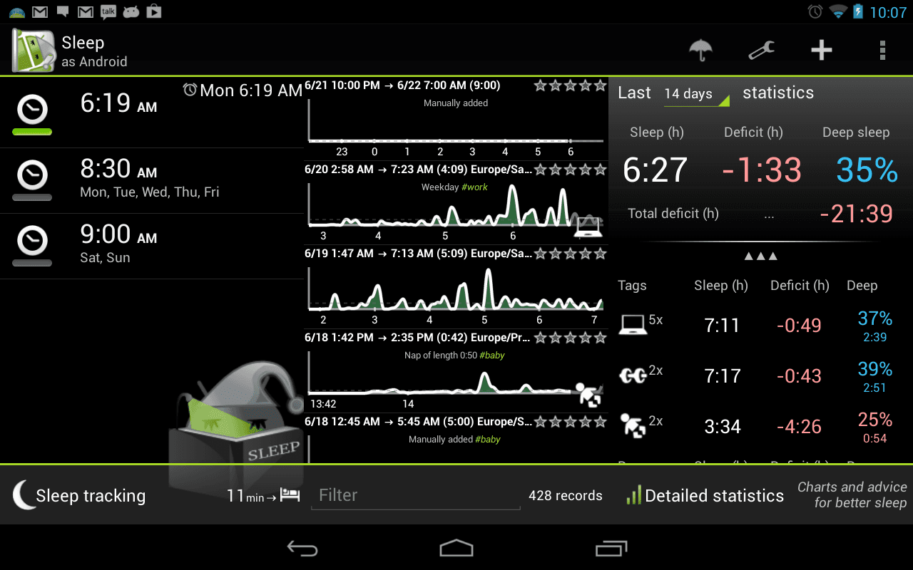 sleepasandroid أفضل تطبيقات أندرويد