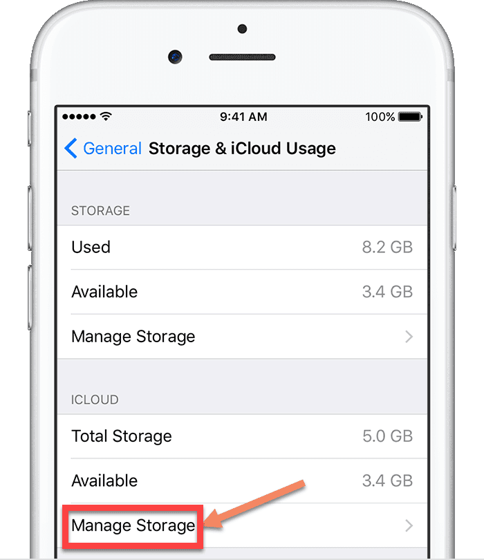 توفير مساحة ايفون من خلال ضبط icloud