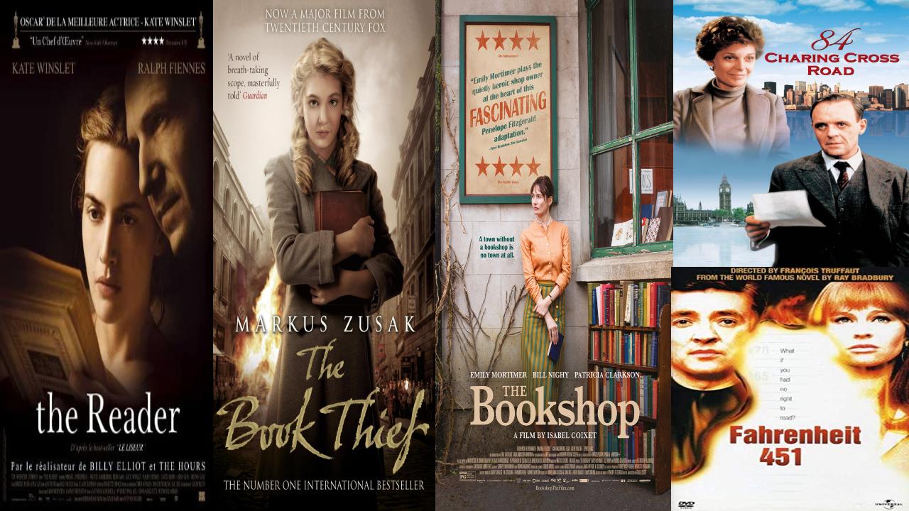 أفلام تحببك في عالم القراءة والكتب