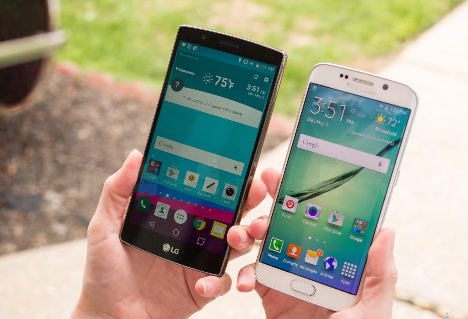 مُقارنة شاملة بين هاتفي LG G5 و Samsung Galaxy S7