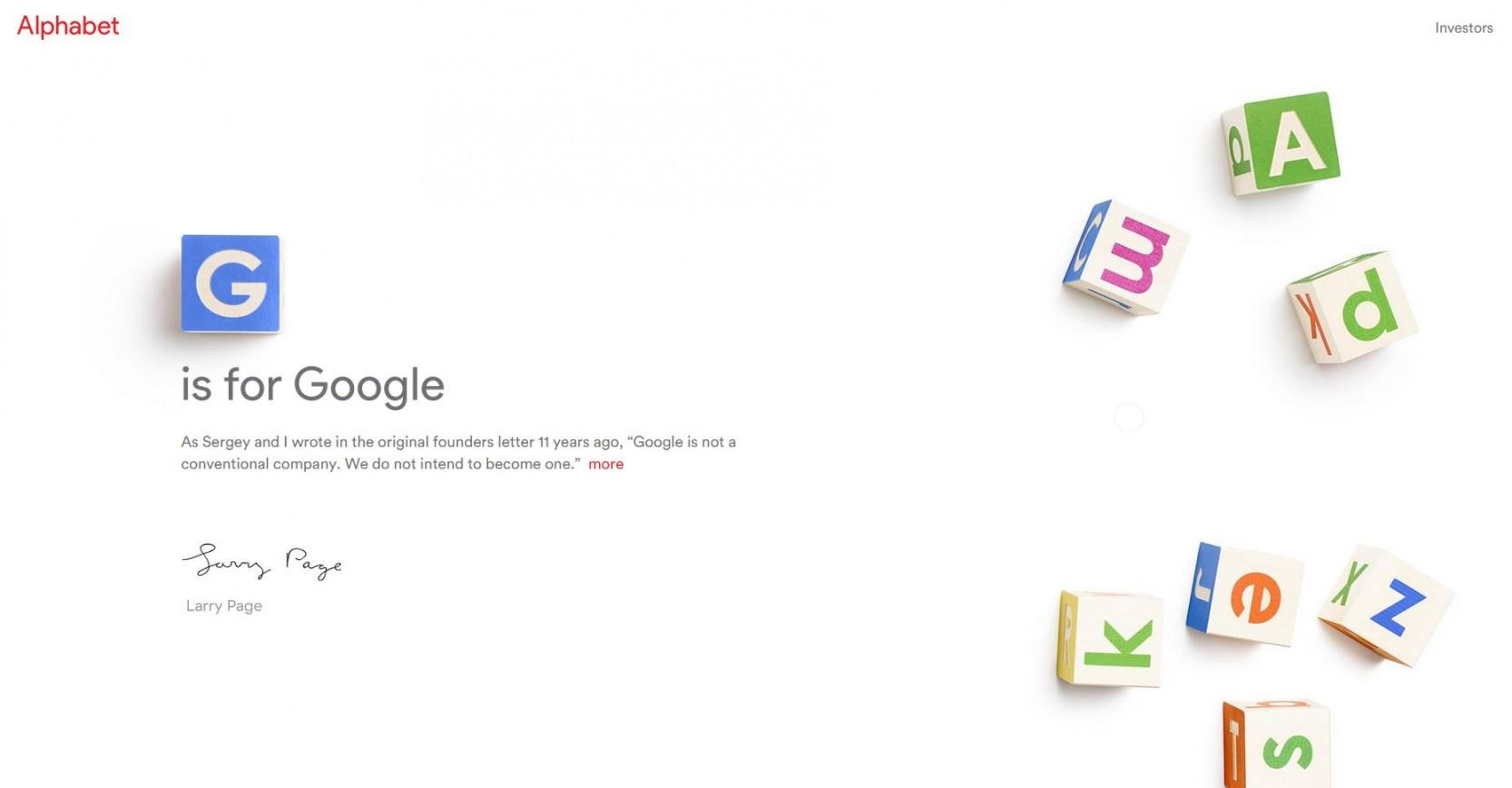 مفاجأة غير متوقعة… جوجل رسميًا جزء من شركة أخرى تسمى Alphabet