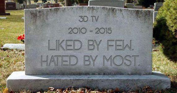 رسمياً، إعلان وفاة شاشات التلفاز الداعمة لتقنية 3D