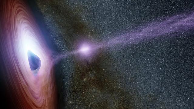 ولادة نجم من ثقب أسود