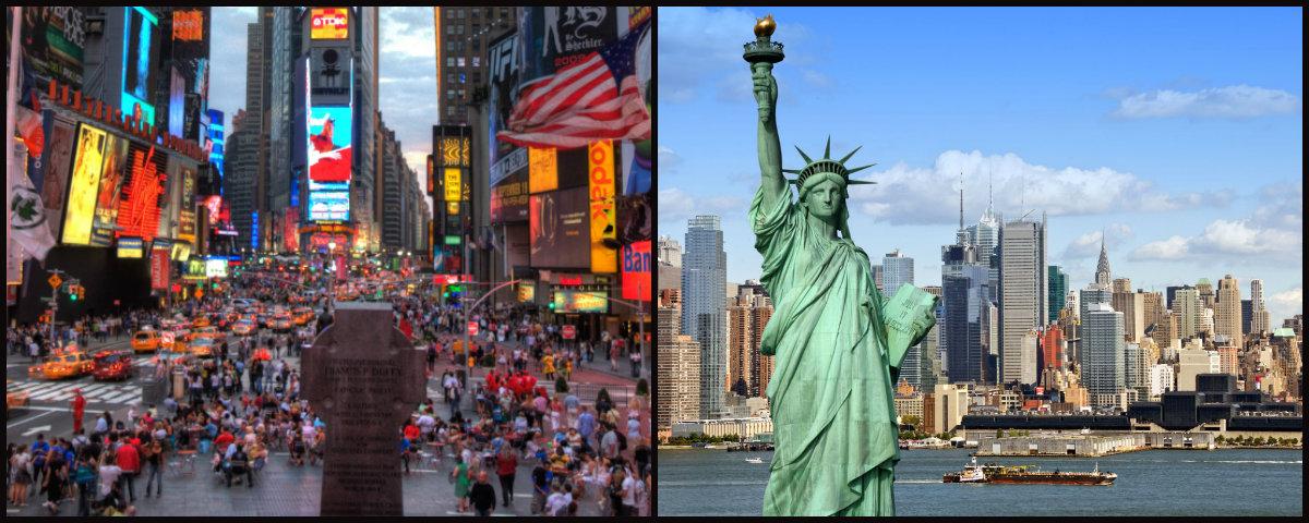 نيويورك المدن العشر الأكثر ازدحاماً 