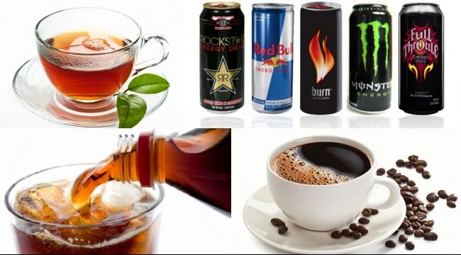 القهوة والشاي ومشروبات الطاقة