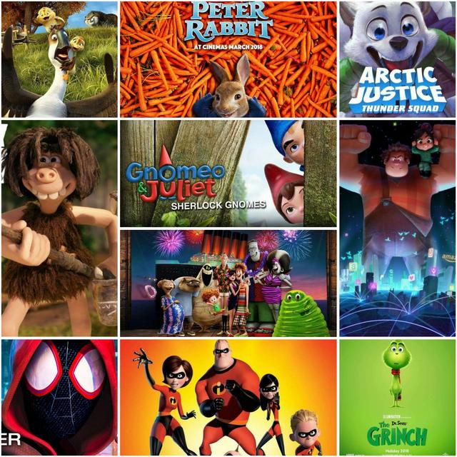 10 أفلام رسوم متحركة منتظرة في 2018