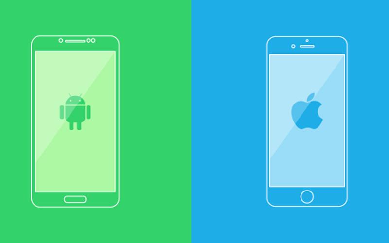 مقارنة بين اندرويد و iOS