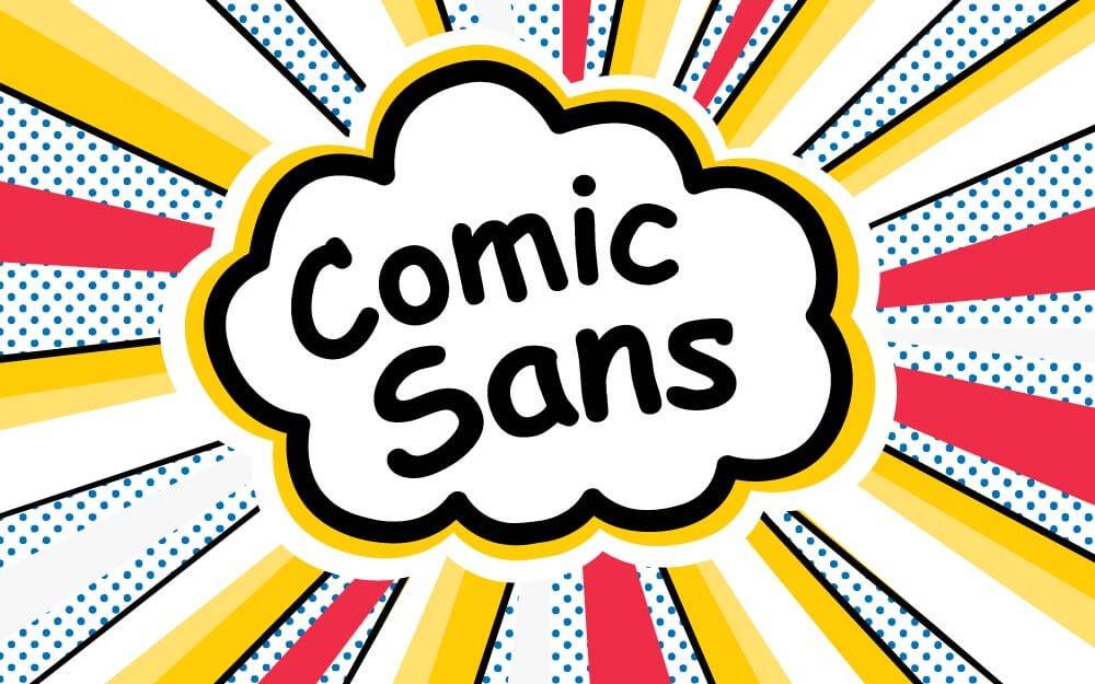 الخط Comic Sans